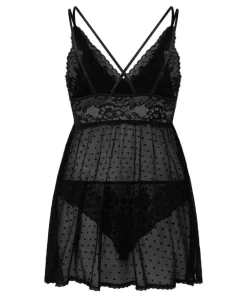 Beatriz Babydoll - Black