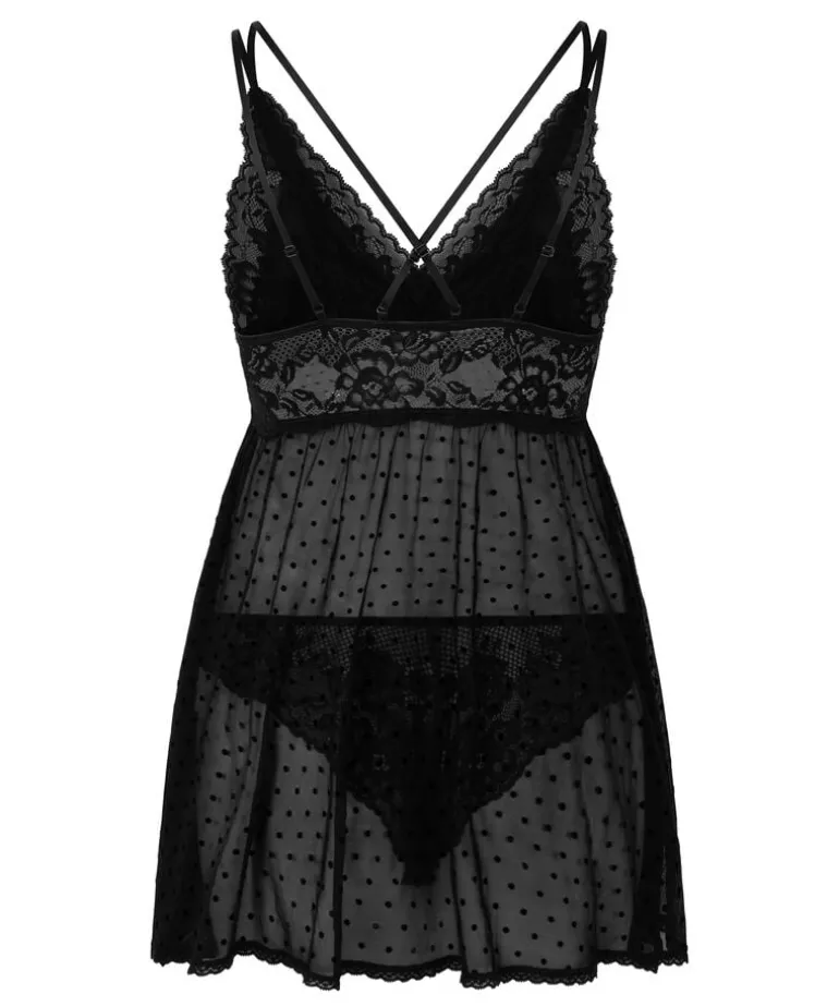 Beatriz Babydoll - Black