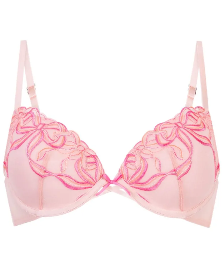 Beau Padded Underwired Bra - Pink