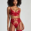 Billie Suspenders - Red