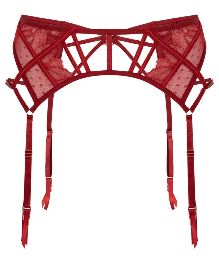 Billie Suspenders - Red