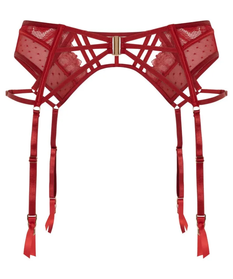 Billie Suspenders - Red