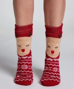 Boot Socks - Red