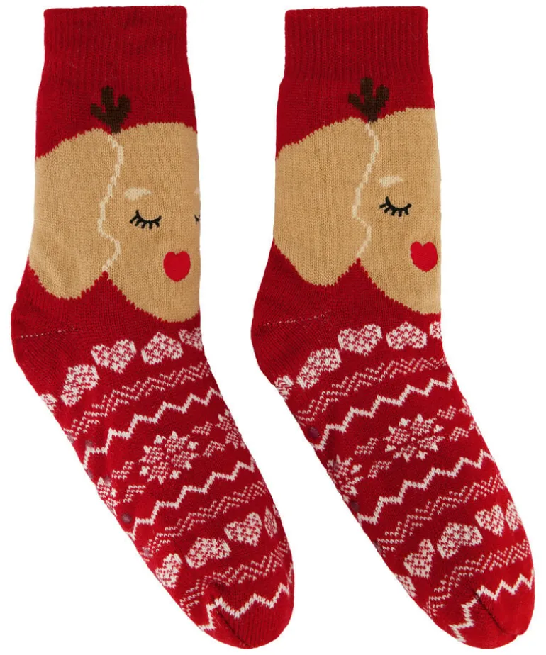 Boot Socks - Red