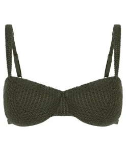 Cairo Non-padded Underwired Bikini Top - Green