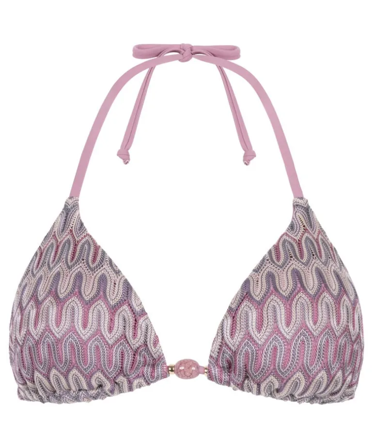 Cali Triangle Bikini Top - Pink