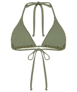 Cali Triangle Bikini Top - Green