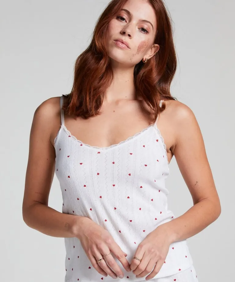 Cami lace top - White