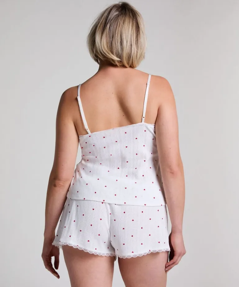 Cami lace top - White