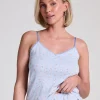 Cami Lace Top Pointelle - Blue