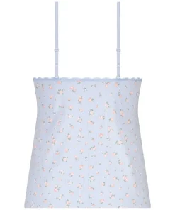 Cami Lace Top Pointelle - Blue