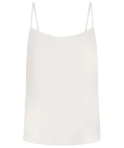 Cami Satin Minimal - White