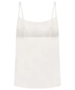 Cami Satin Minimal - White