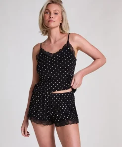 Cami Short Pyjama Set - Black