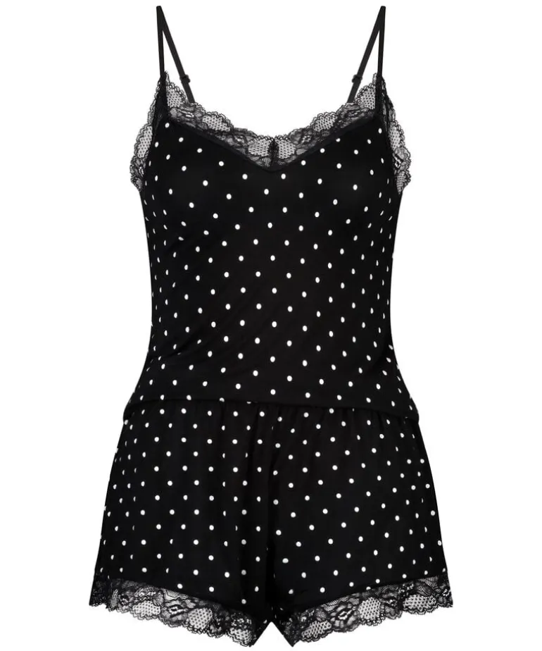 Cami Short Pyjama Set - Black