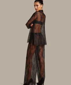 Camille Lace Top - Black