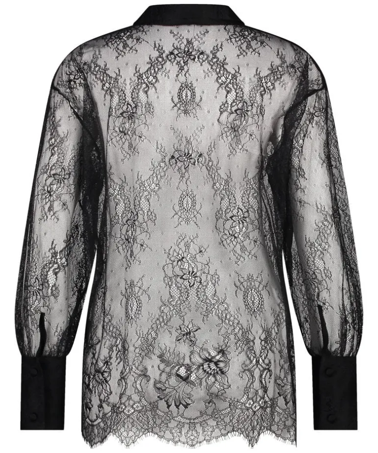Camille Lace Top - Black