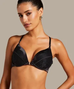 Chalice Padded Push-Up Underwired Bra - Black