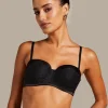 Chalice Padded Strapless Underwired Bra - Black