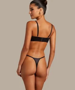 Chalice Padded Strapless Underwired Bra - Black