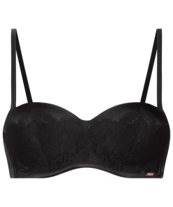 Chalice Padded Strapless Underwired Bra - Black