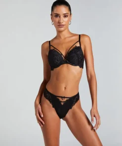 Char Padded Underwired Maximizer Bra - Black