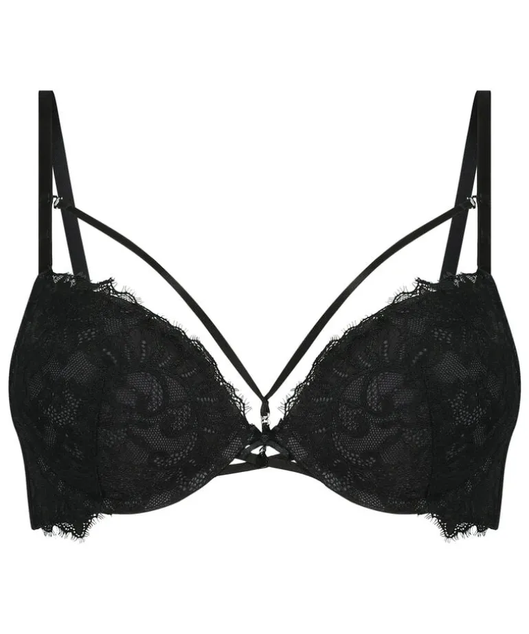 Char Padded Underwired Maximizer Bra - Black