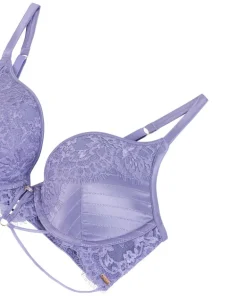 Charlie Padded Push-Up Underwired Bra - Purple