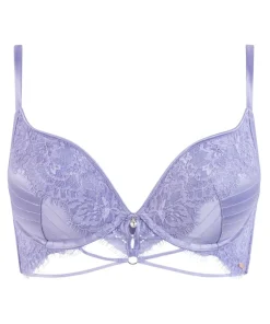 Charlie Padded Push-Up Underwired Bra - Purple