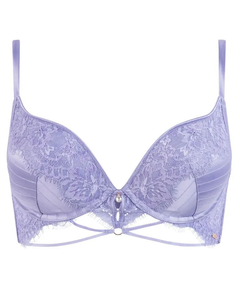 Charlie Padded Push-Up Underwired Bra - Purple