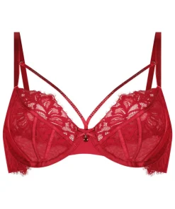 Charlotta Non-Padded Underwired Bra - Red