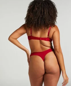 Charlotta Padded Underwired Bra - Red