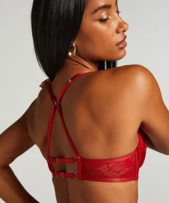 Chayna Non-Padded Underwired Bra - Red