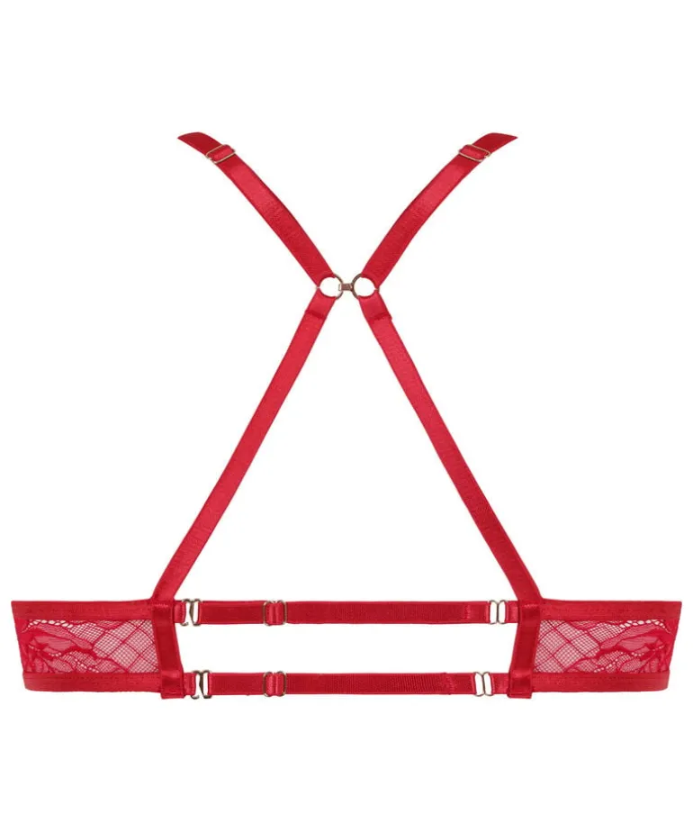 Chayna Non-Padded Underwired Bra - Red