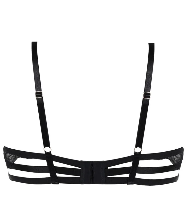 Cierra Padded Underwired Bra - Black