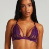 Cinnamon Non-Padded Underwired Bra - Purple