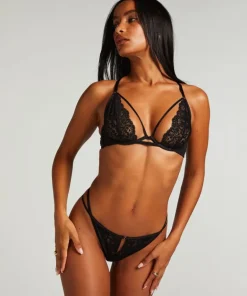 Cinnamon Non-Padded Underwired Bra - Black