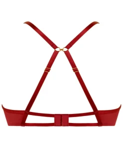 Cinnamon Non-Padded Underwired Bra - Red