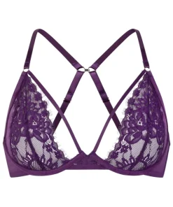 Cinnamon Non-Padded Underwired Bra - Purple