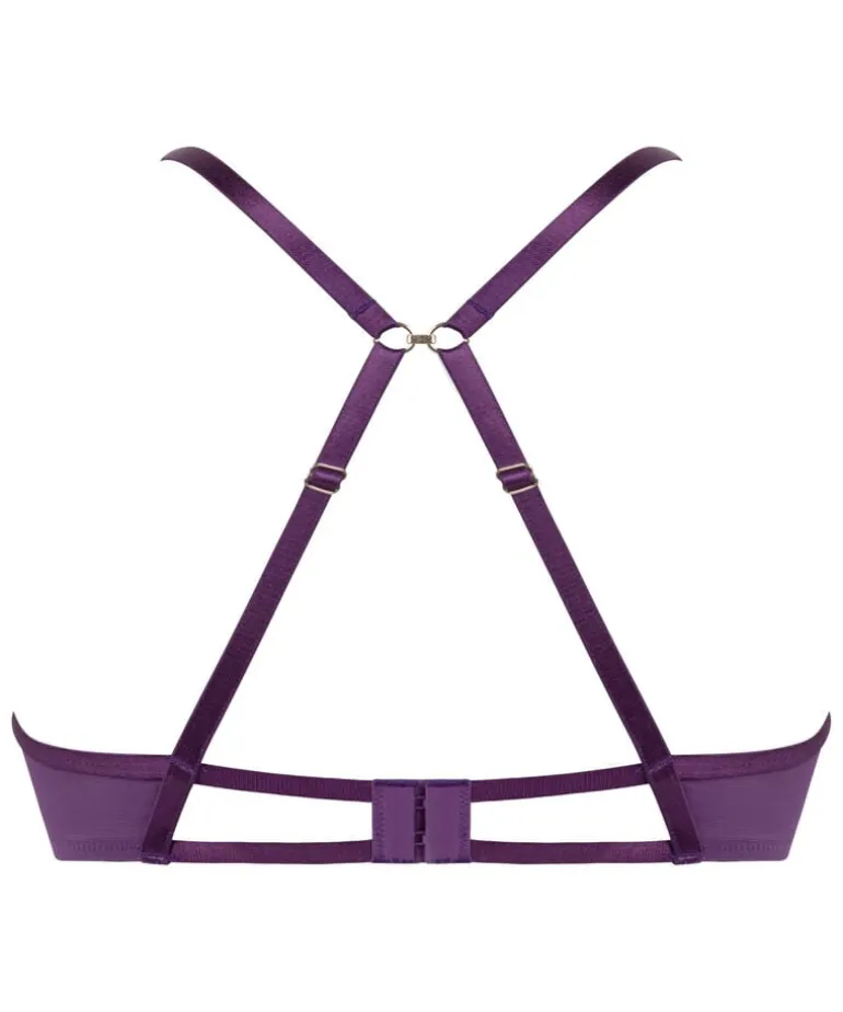 Cinnamon Non-Padded Underwired Bra - Purple