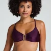 Costa Bikini Crop Top - Purple