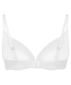 Cotton Padded Underwired Push-Up Bra - White