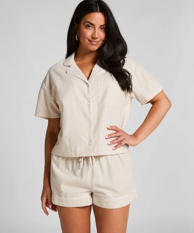 Cotton shorts - Beige