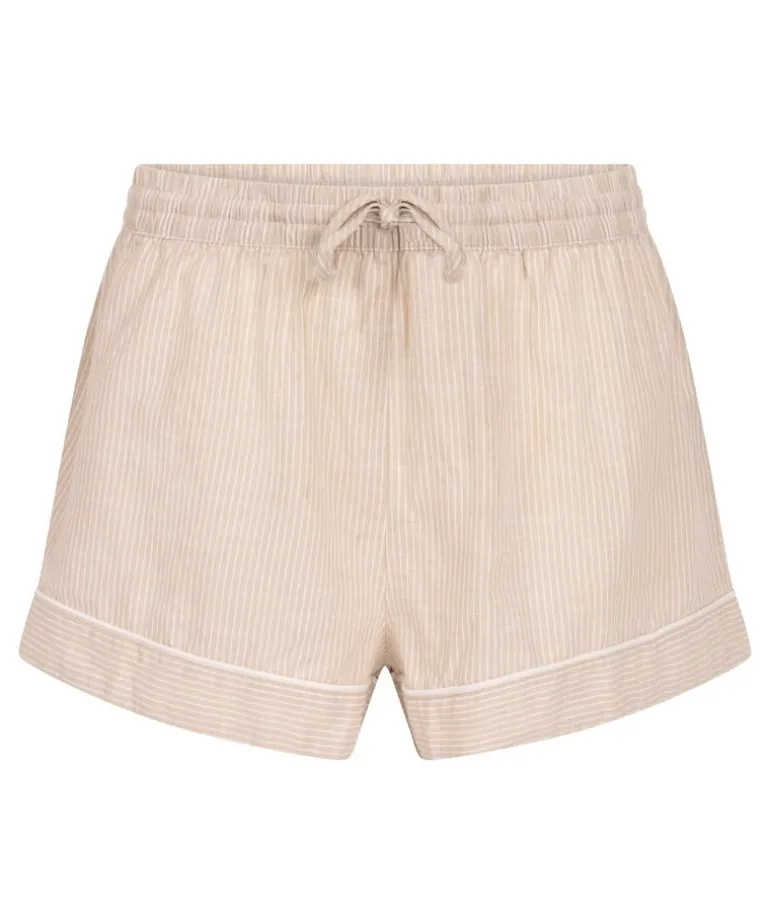 Cotton shorts - Beige