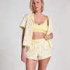 Cotton shorts - Yellow