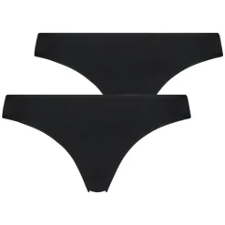 2 Cotton Thongs Kim - Black
