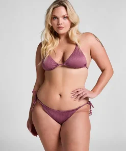Cozumel Triangle Bikini Top - Purple