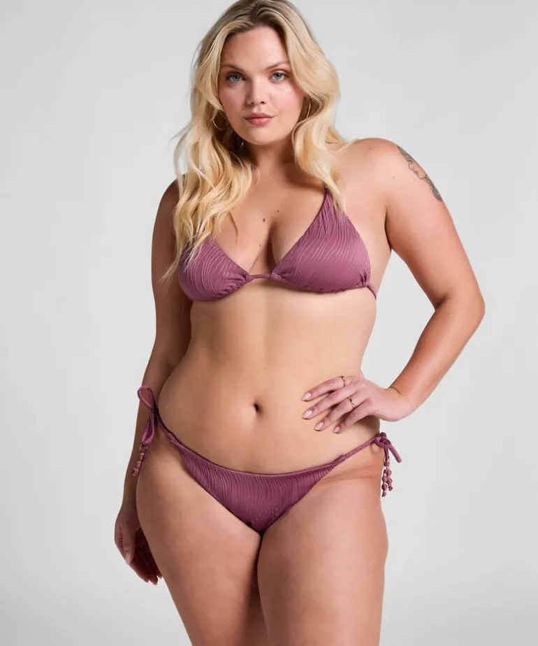 Cozumel Triangle Bikini Top - Purple