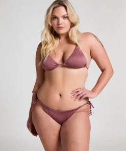 Cozumel Triangle Bikini Top - Purple