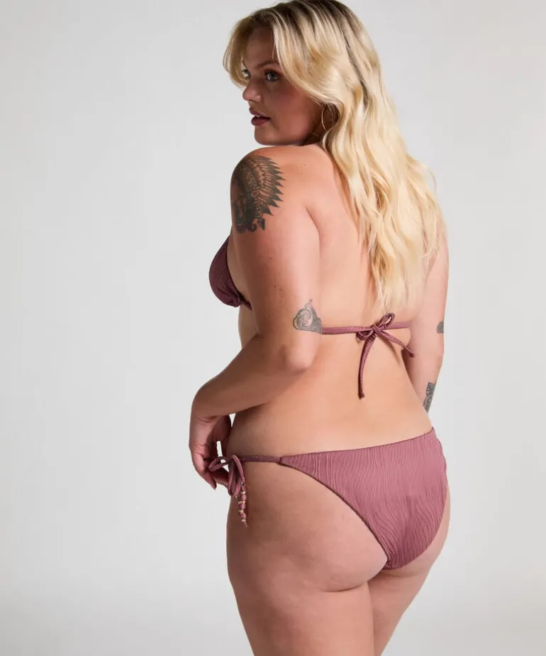 Cozumel Triangle Bikini Top - Purple